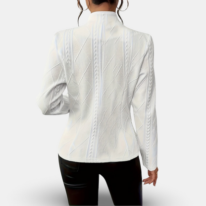 Chloe - Stylish Lightweight Buttoned Blazer Jacket