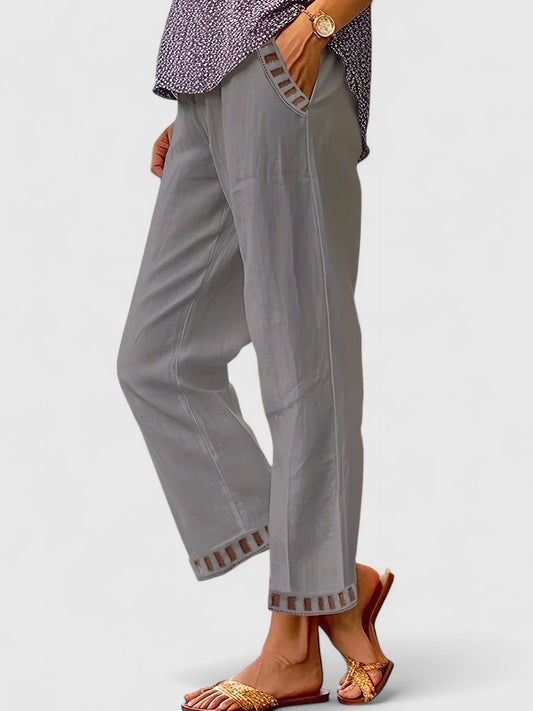 Narcisa | Women's Cropped Relaxed Comfortable Pants