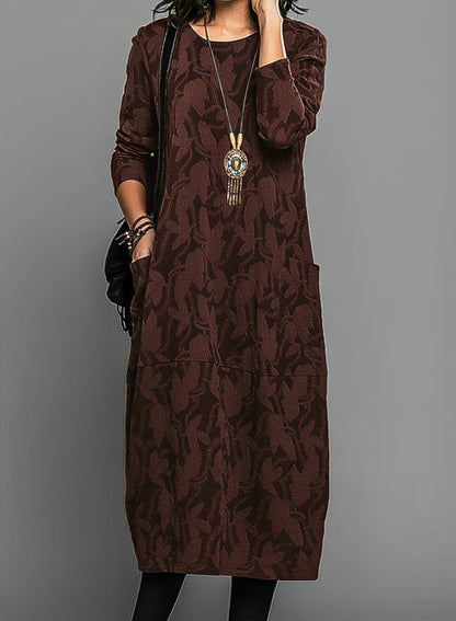 Victoria | Women's Printed Midi Dress for Wedding Guests