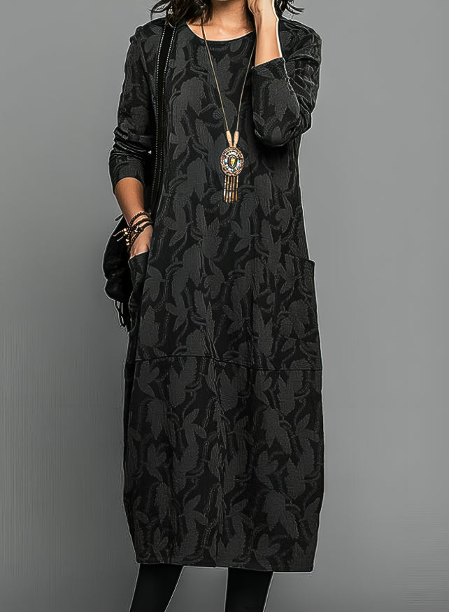Victoria | Women's Printed Midi Dress for Wedding Guests