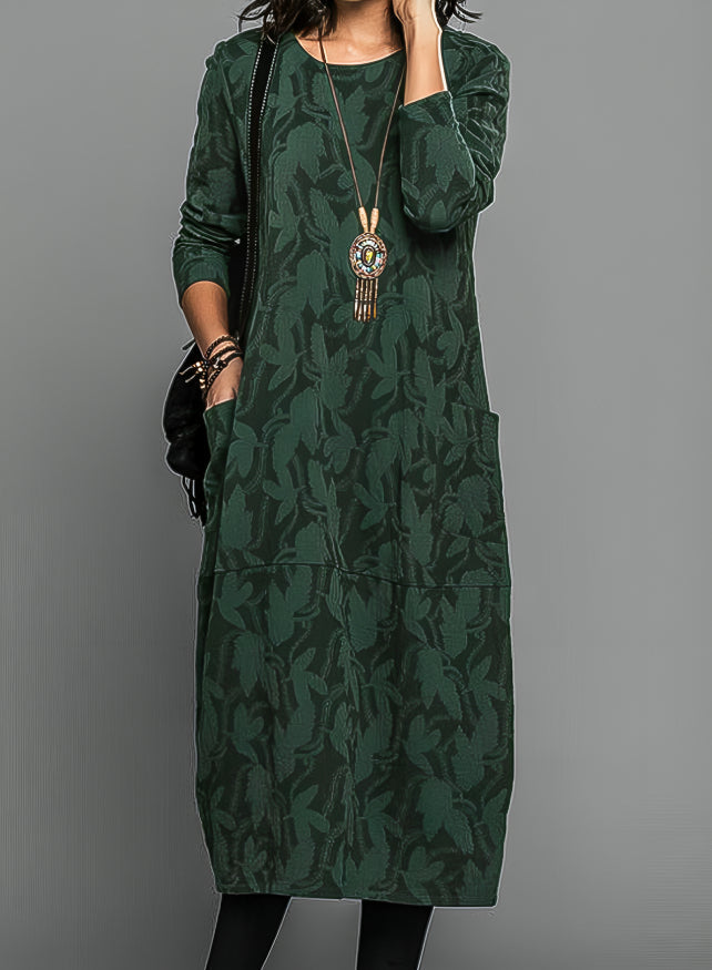Victoria | Women's Printed Midi Dress for Wedding Guests