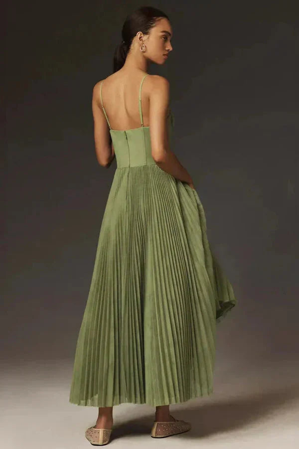 Jana | Women's Pleat Strap Maxi Dress