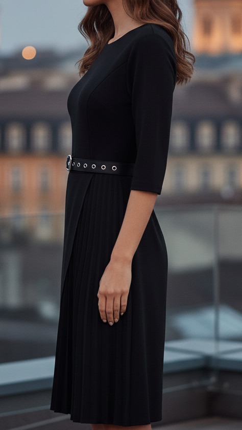 Natalie | Women's Midi Relaxed Elegant Dress