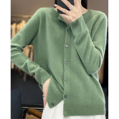 Katharina | Women's Knit Cardigan with classic Button Closure