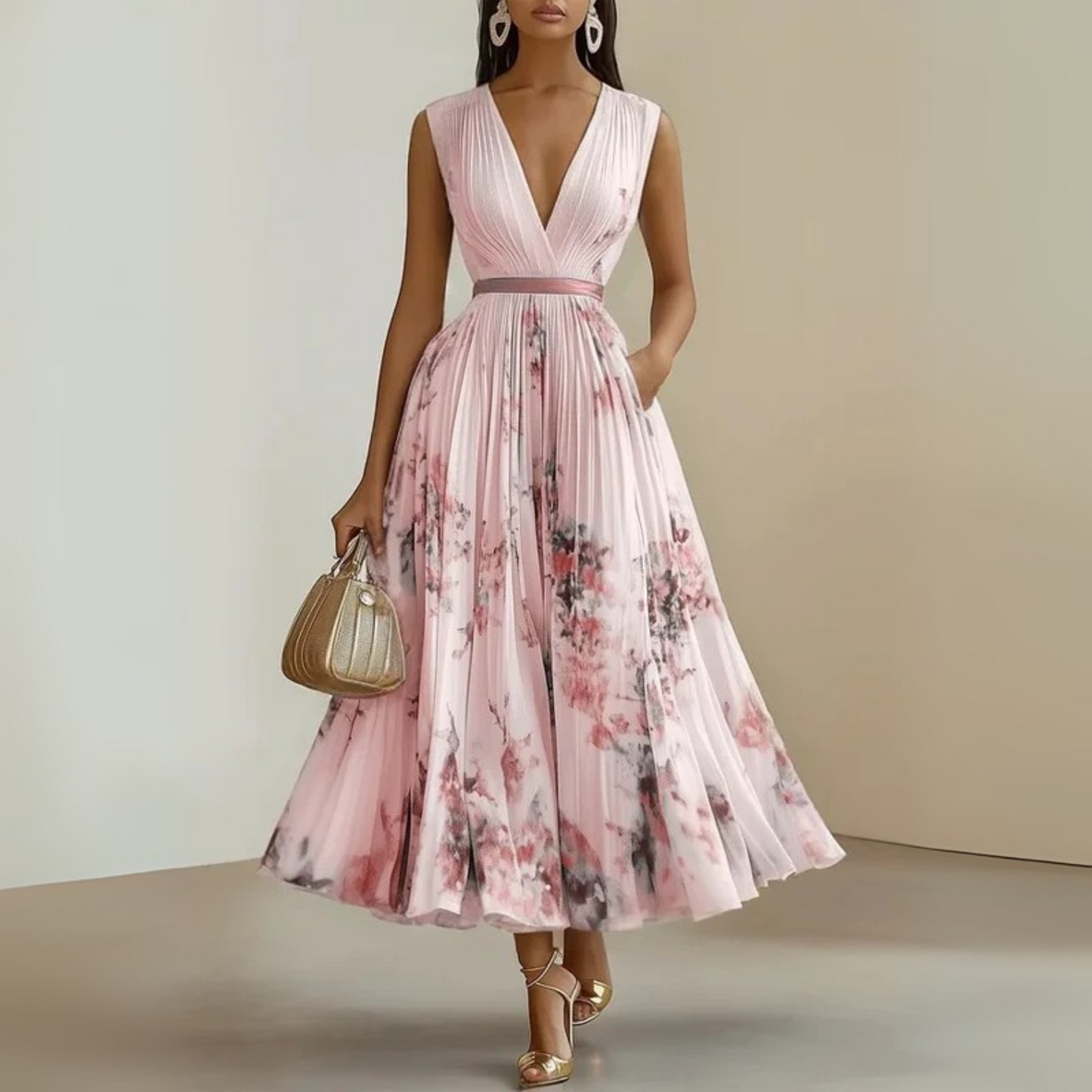 Claudia | Women's Flowing Sleeveless Summer Maxi Dress
