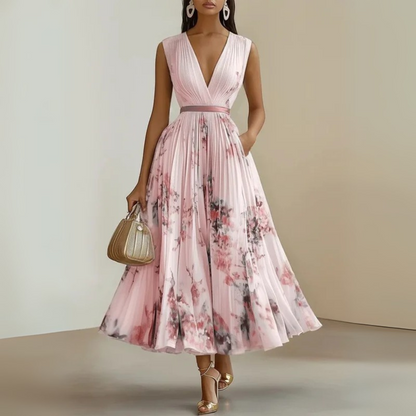 Claudia | Women's Flowing Sleeveless Summer Maxi Dress