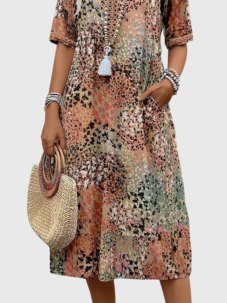 Ornella | Women's Midi Elegant Flattering Dress