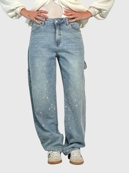 Grace | Women's Denim Relaxed Comfortable Pants
