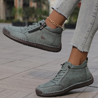 Tegan | Women's Laid-Back Lace-Up Shoes Zip