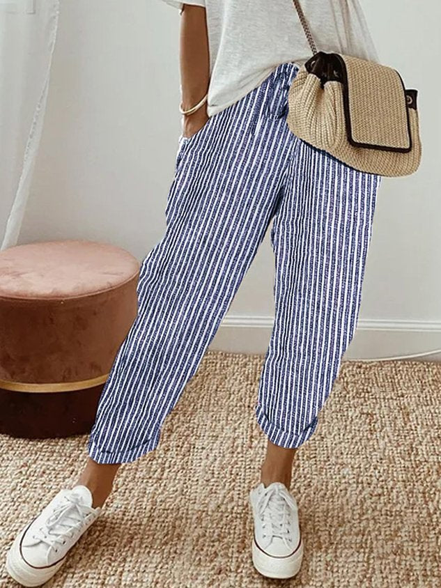 Helga | Stylish Casual Linen Pants