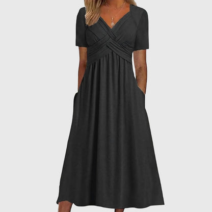 Florinda | Women's Elegant Flattering A-Line Dress