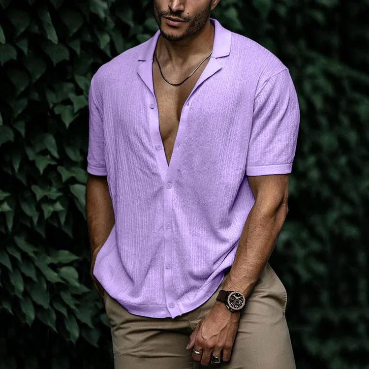 Giorgio | Men’s Short Sleeve Relaxed Button-Up