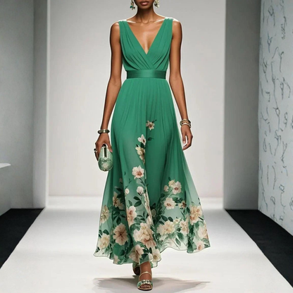 Britta | Women's Floral Maxi Dress For Wedding Guests