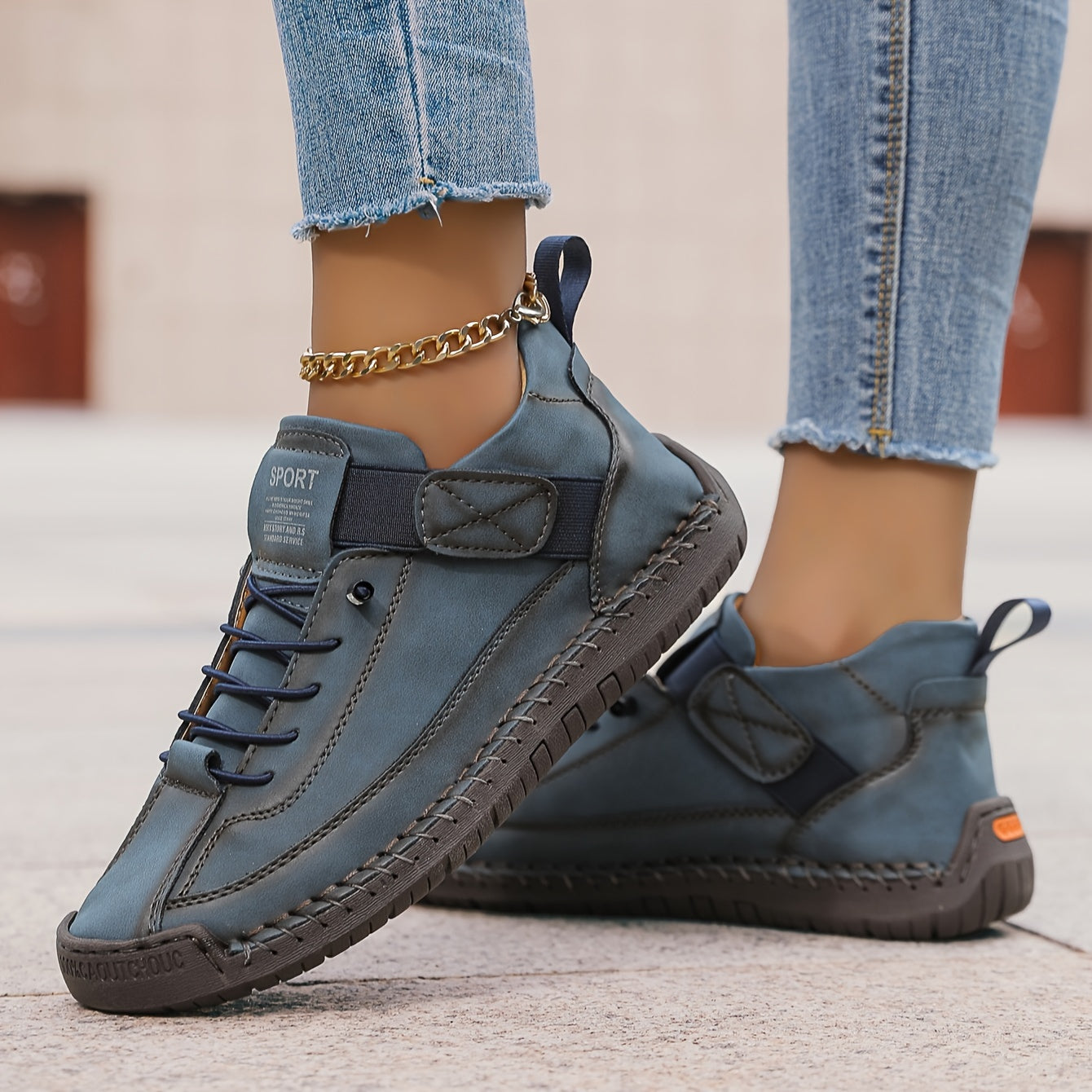 Andrea | Women's Casual Lace-Up Platform-Sneakers
