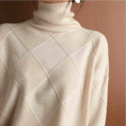 Natalie | Cozy Cable Knit Turtleneck Sweater