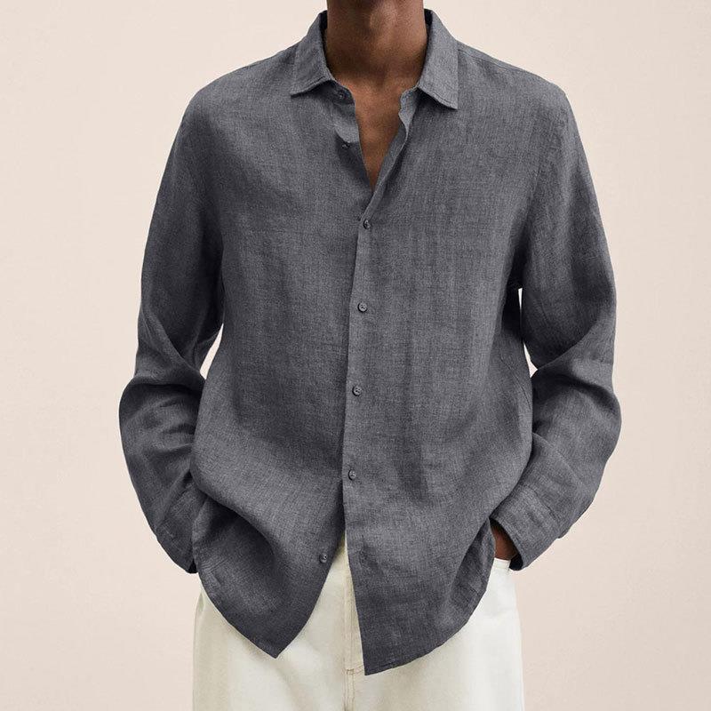 Luca | Men’s Essential Long Sleeve Button-Up