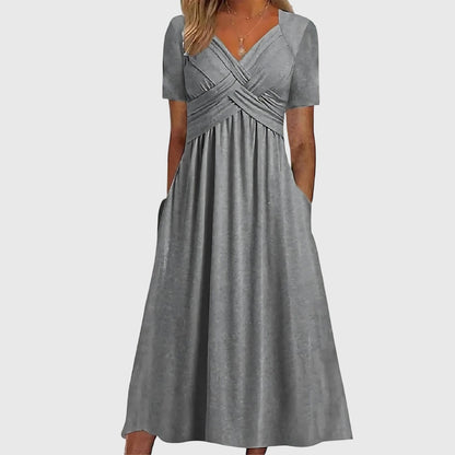 Florinda | Women's Elegant Flattering A-Line Dress