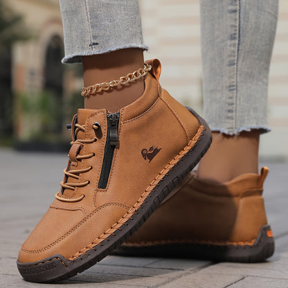 Tegan | Women's Laid-Back Lace-Up Shoes Zip