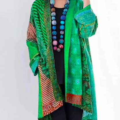 Hanna | Women's Relaxed Fit Boho-Knit Cardigan in Duster-Length