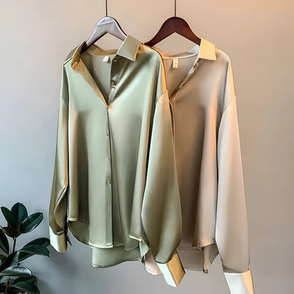 Isla Silk Women's Elegant Lightweight Blouse
