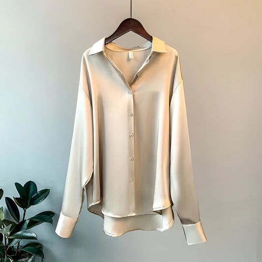 Isla Silk Women's Elegant Lightweight Blouse