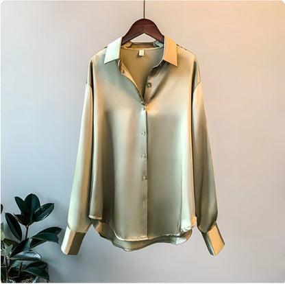 Isla Silk Women's Elegant Lightweight Blouse
