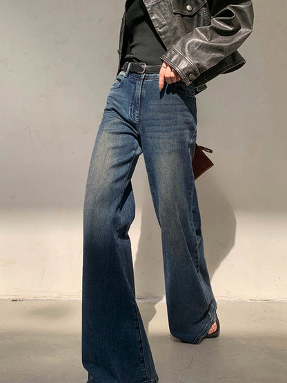Monika | Women's High-Waist Wide-Leg Jeans