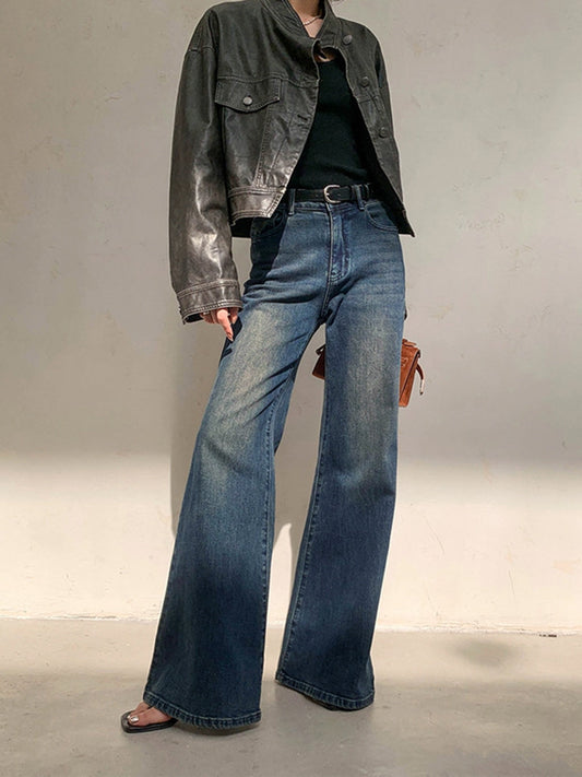 Monika | Women's High-Waist Wide-Leg Jeans
