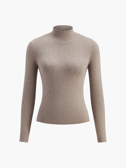 Edith | Women's Spring Bequemes Mock-Neck Top