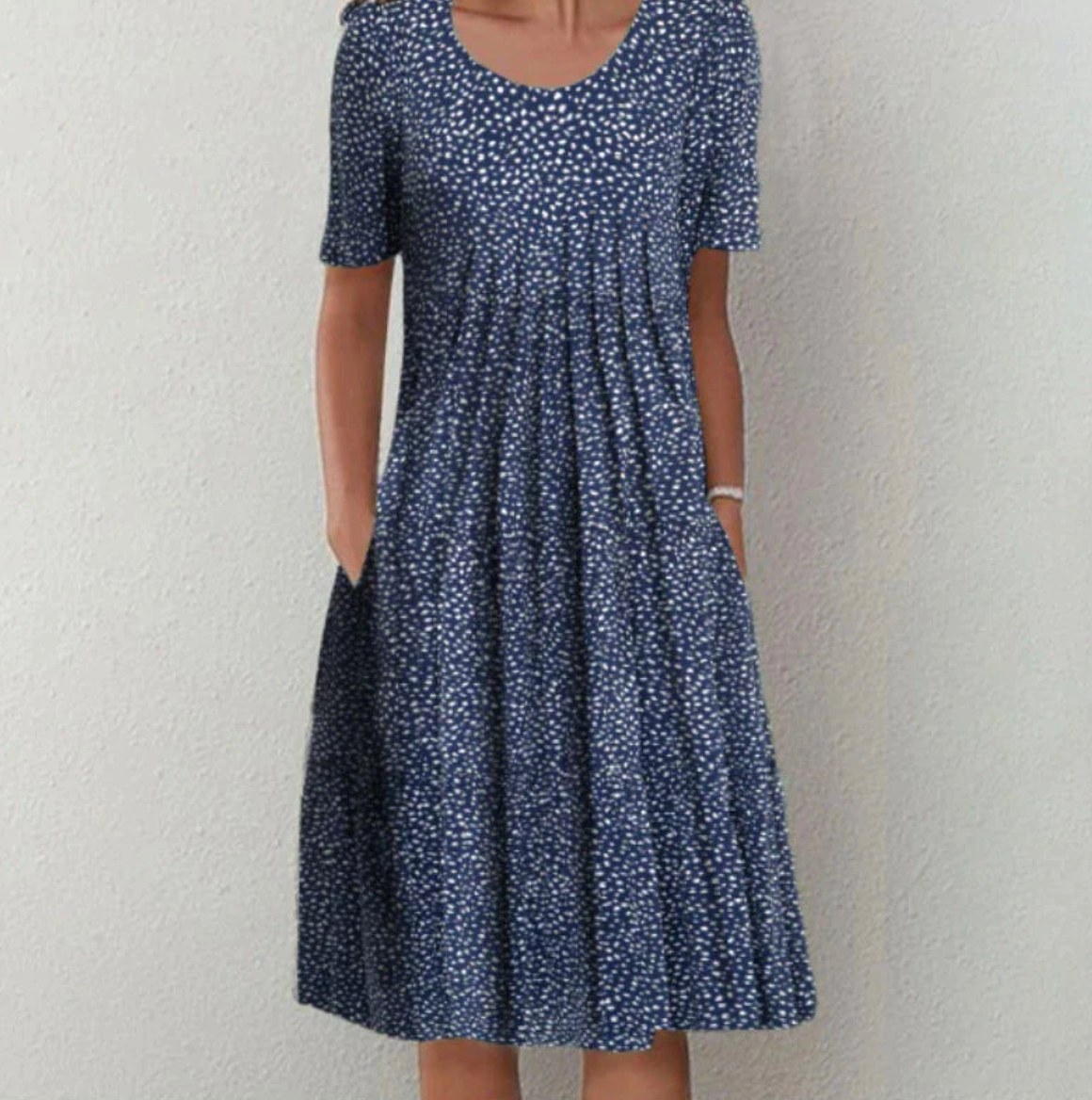 Tamara | Women's Midi Dress with relaxed Cut and Floral Print