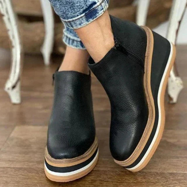 Gabriela | Women's Orthopedic Platform Ankle Boots