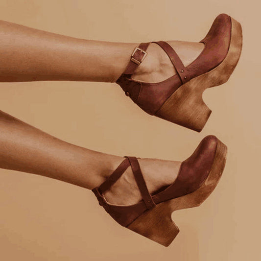 Cecilia | Wedge Ankle-Strap Comfortable Flattering Sandal