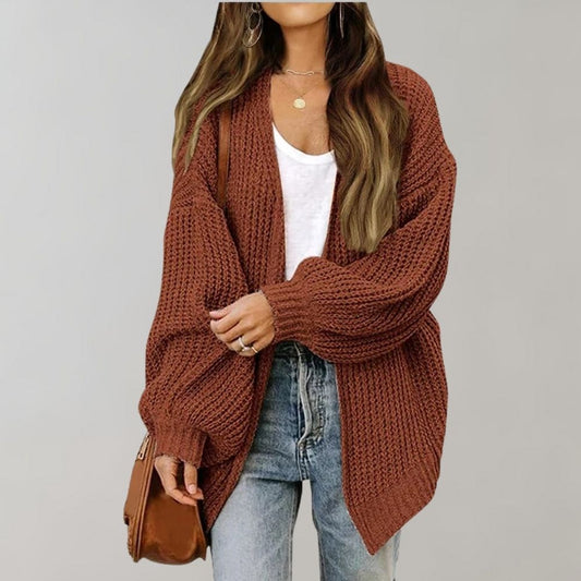 Elsa | Women's Casual Knit Cardigan with Open Front