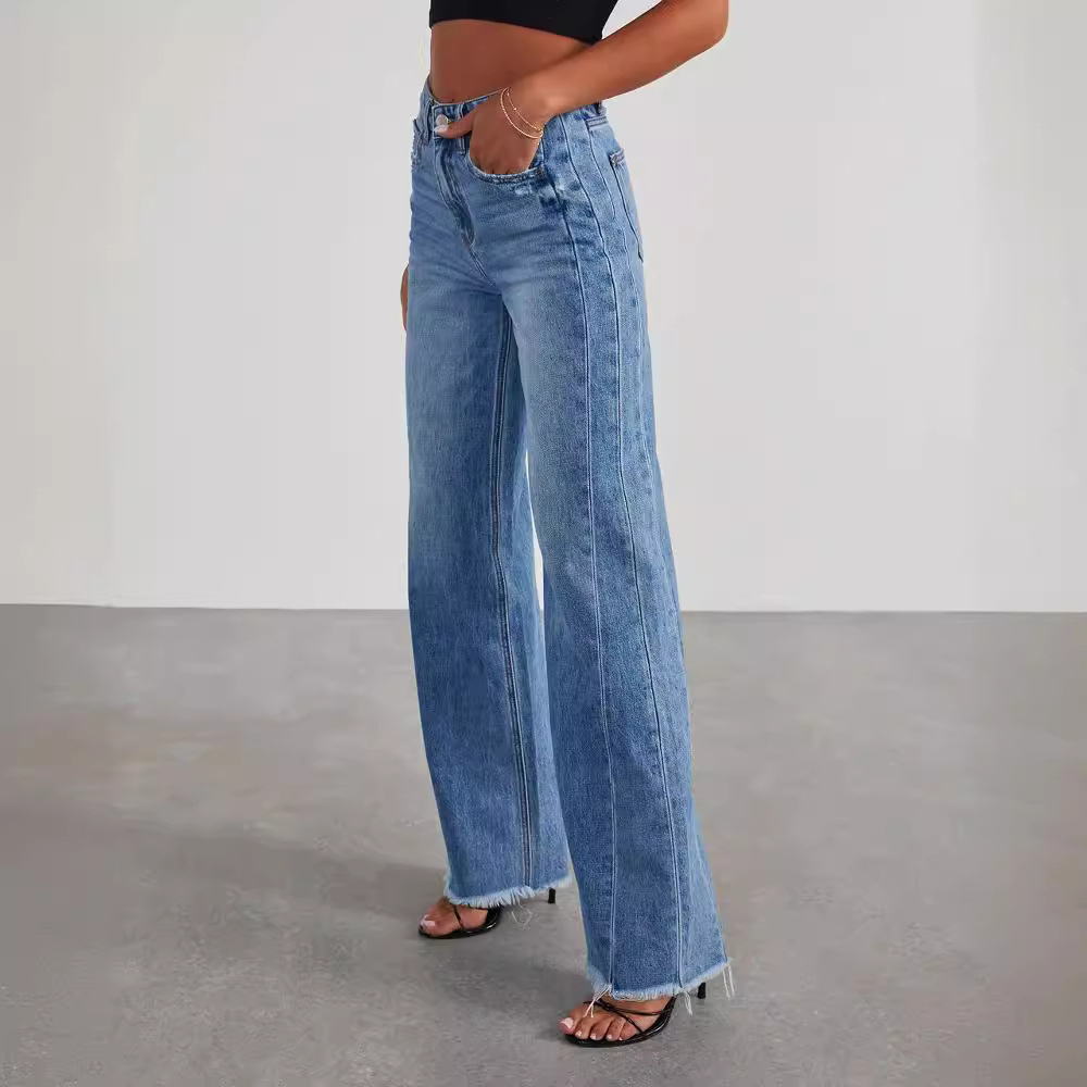 Pauline | Vintage Wide-Leg Straight Jeans Women's