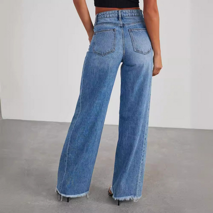 Pauline | Vintage Wide-Leg Straight Jeans Women's