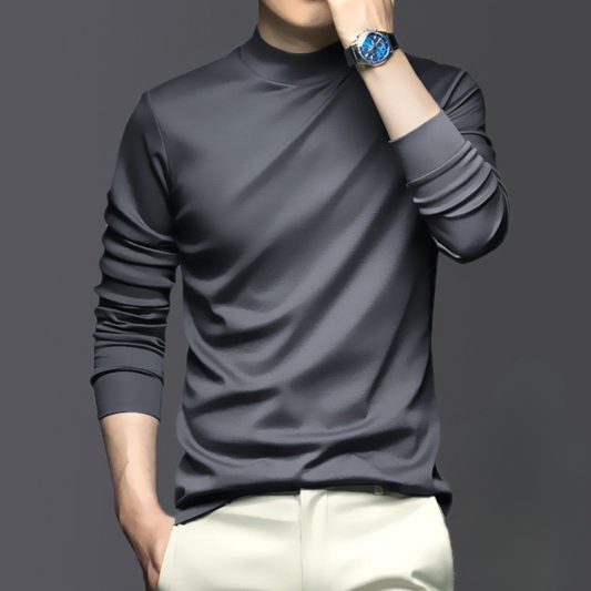 Andrew | Men’s Stand Collar Long Sleeve Casual Shirt