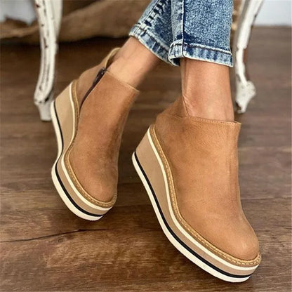 Gabriela | Women's Orthopedic Platform Ankle Boots