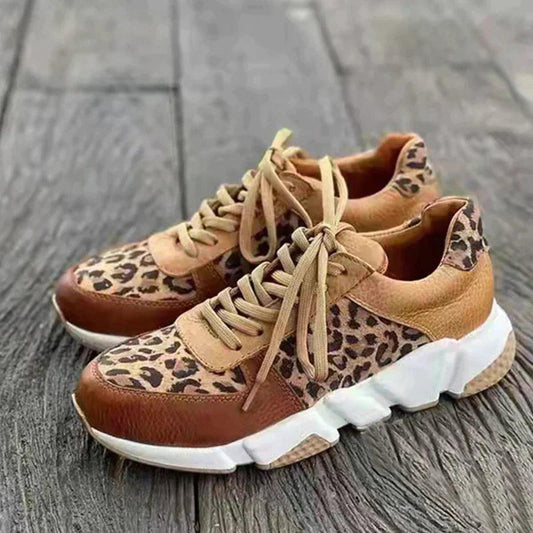Dorothea | Women's Fashionable Chunky-Print-Sneakers