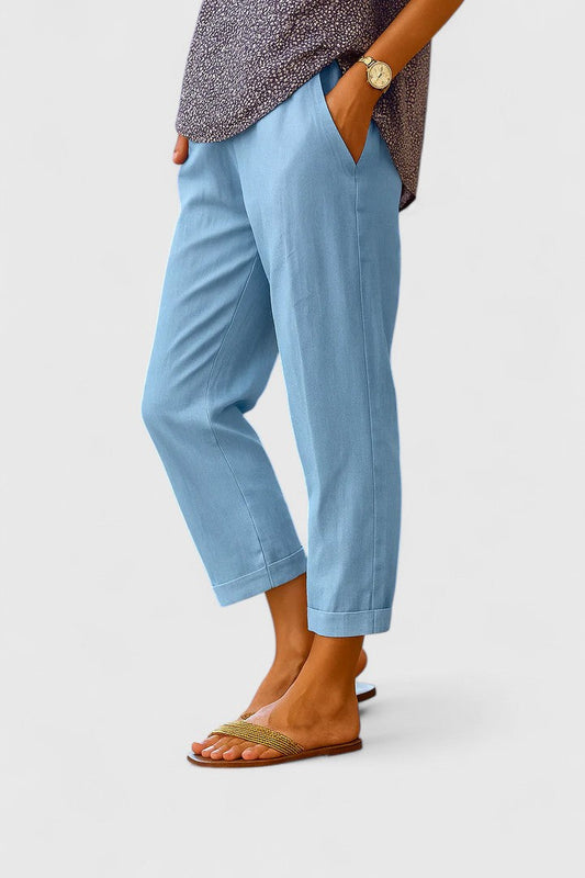Pellegrinia | Breathable Relaxed Straight-Leg Summer Pants