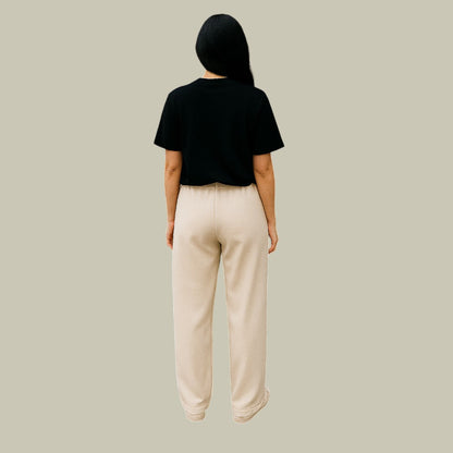 Kylie | Women's Knit Relaxed Winter Pants