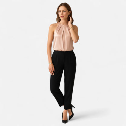Mia | Women's Satin Lightweight Casual Top