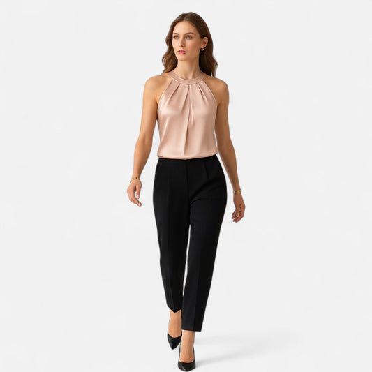 Mia | Women's Satin Lightweight Casual Top