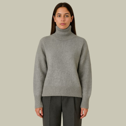 Martina | Women's Turtleneck Sweater in Merino Wool