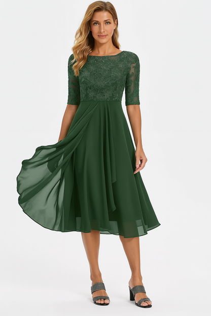 Sarah | Women's Flared Midi Summer Dress