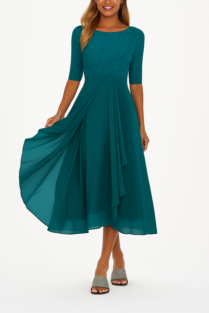 Sarah | Women's Flared Midi Summer Dress