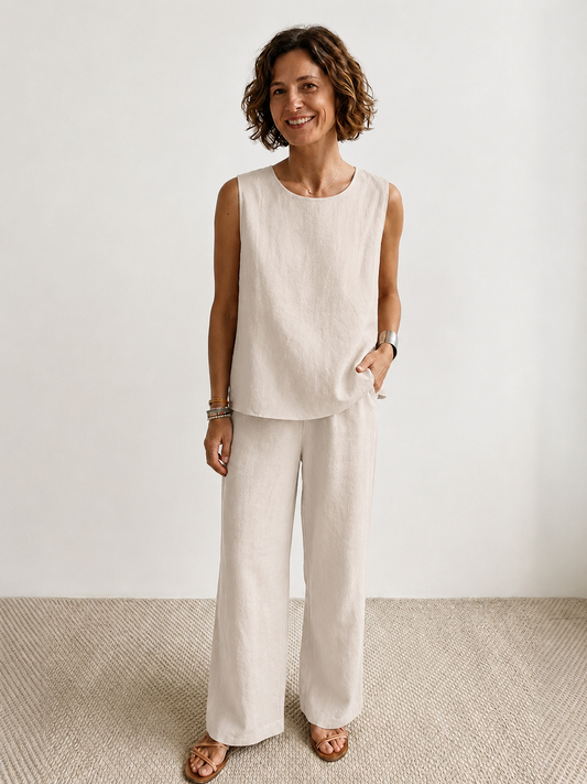 Aldina | Women's Breathable Wide-Leg Relaxed Summer Top