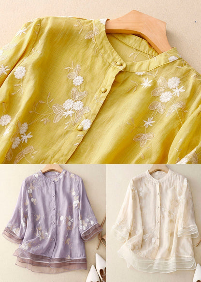 Sandra | Women's Breathable Floral Elegant Blouse