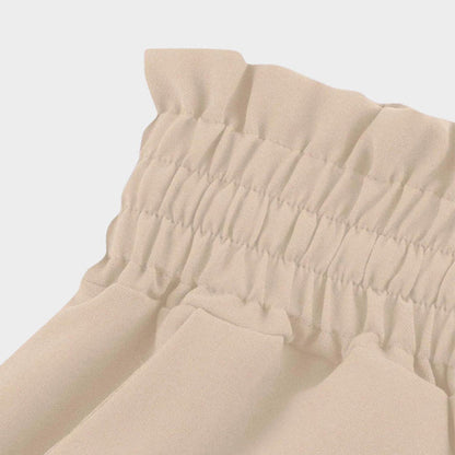 Terra | Smocked-Waist Wide-Leg Pants