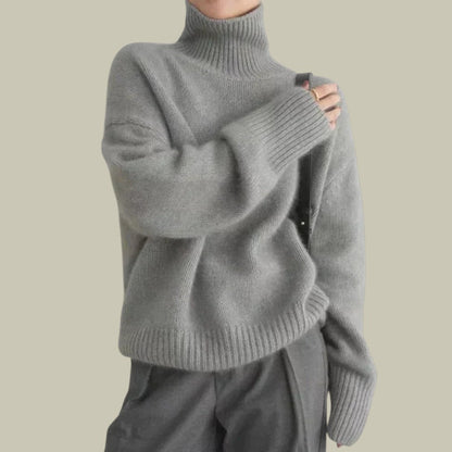 Martina | Women's Turtleneck Sweater in Merino Wool
