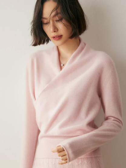 Laura | Women's Wrap Cozy Soft Sweater